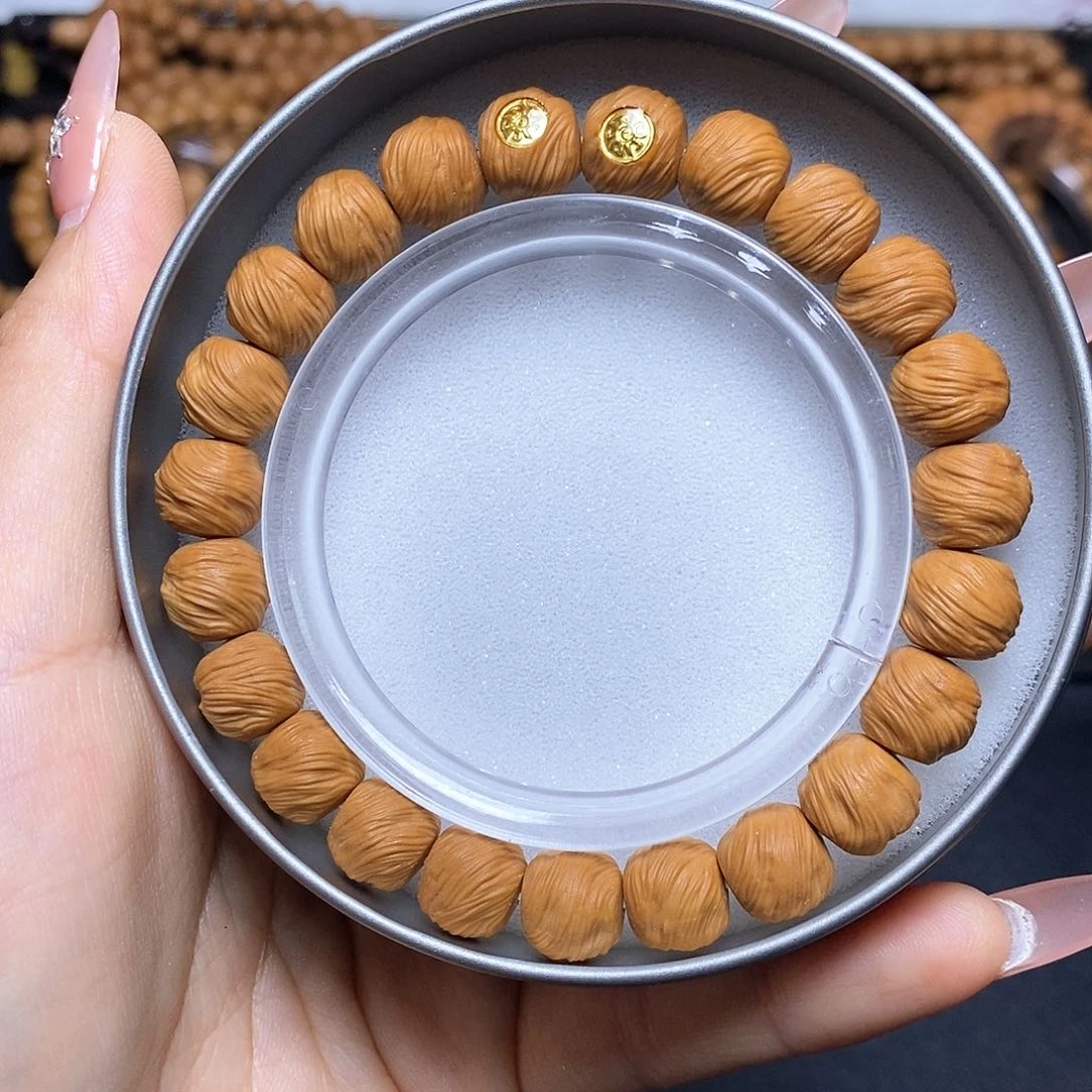 猴头核桃手串双标鬼印无相尺寸10左右全品单号155号