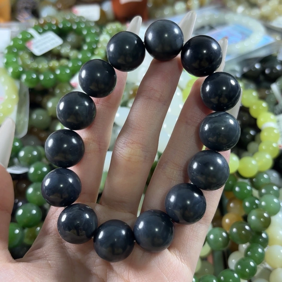 和田玉未镶嵌手链随机发一