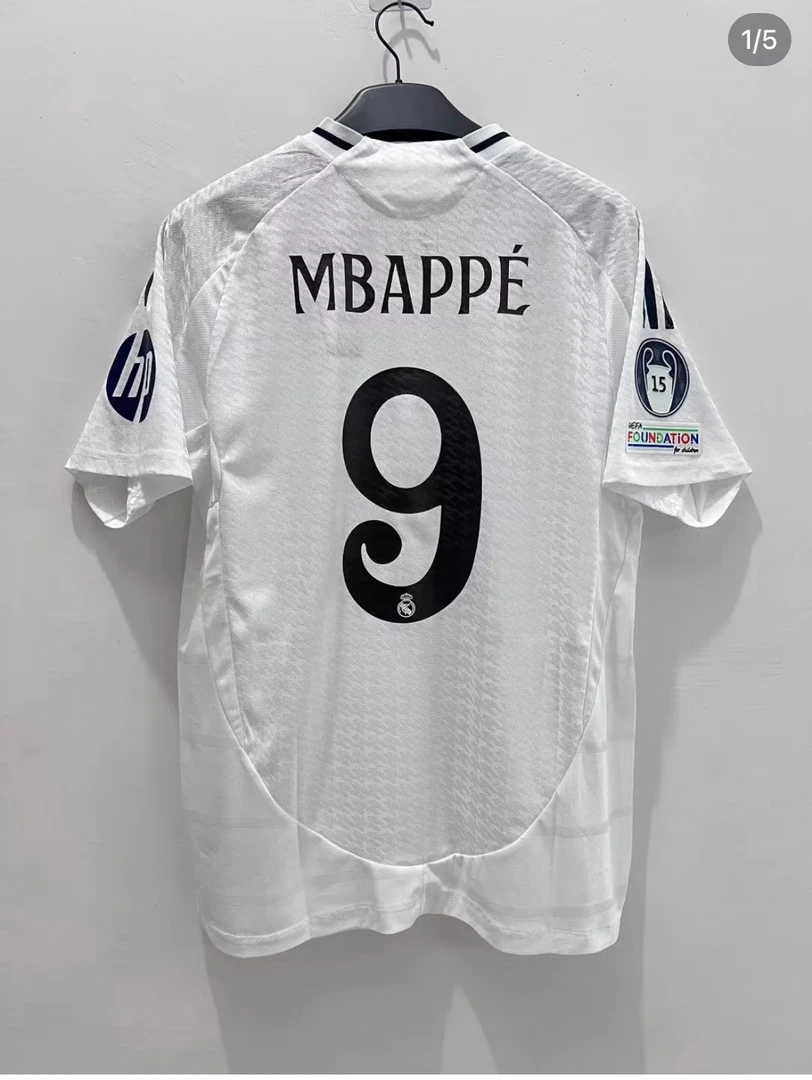 【皇马2425主场球员版】10号莫德里奇9号足球服速干短袖足球衣