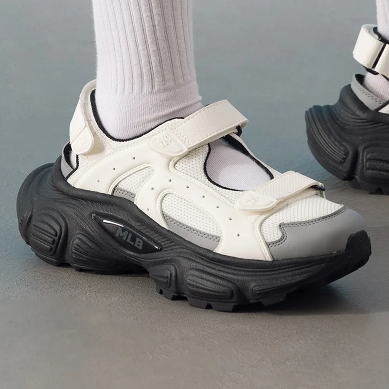 【夏季透气款】MLB男女凉鞋2025年新款运动凉拖增高休闲鞋3ASDW0153