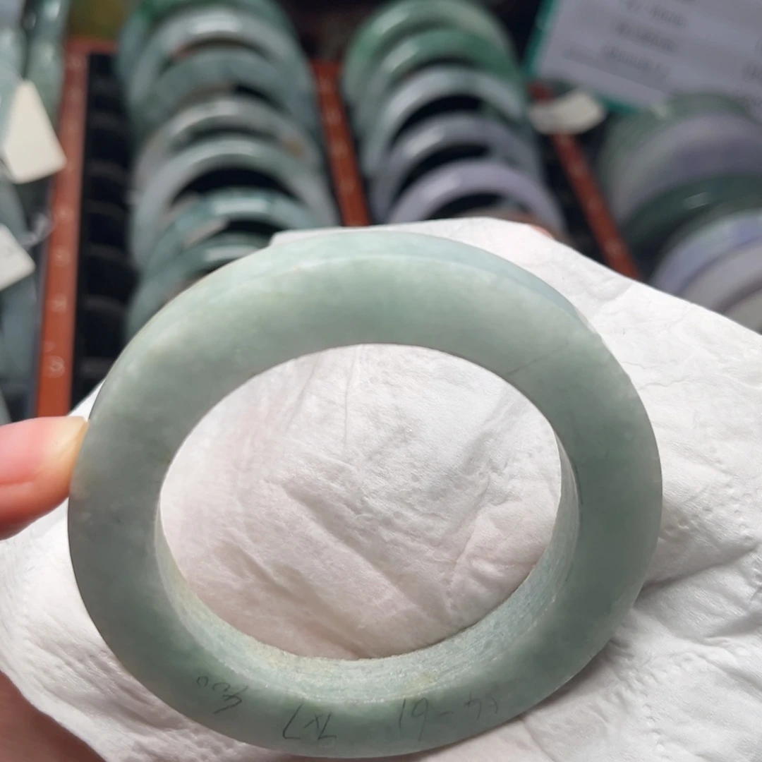 定制翡翠未镶嵌手镯54-61