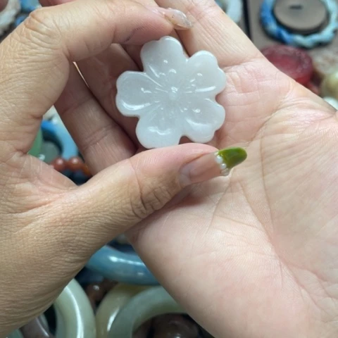 合金石英质玉（黄龙玉）手链
