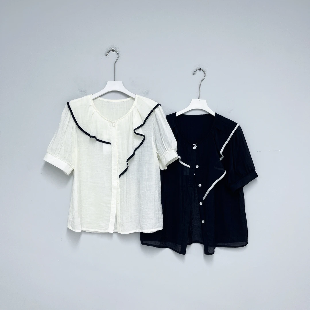 212女装衬衫显瘦百搭夏季时尚设计感气质衬衫