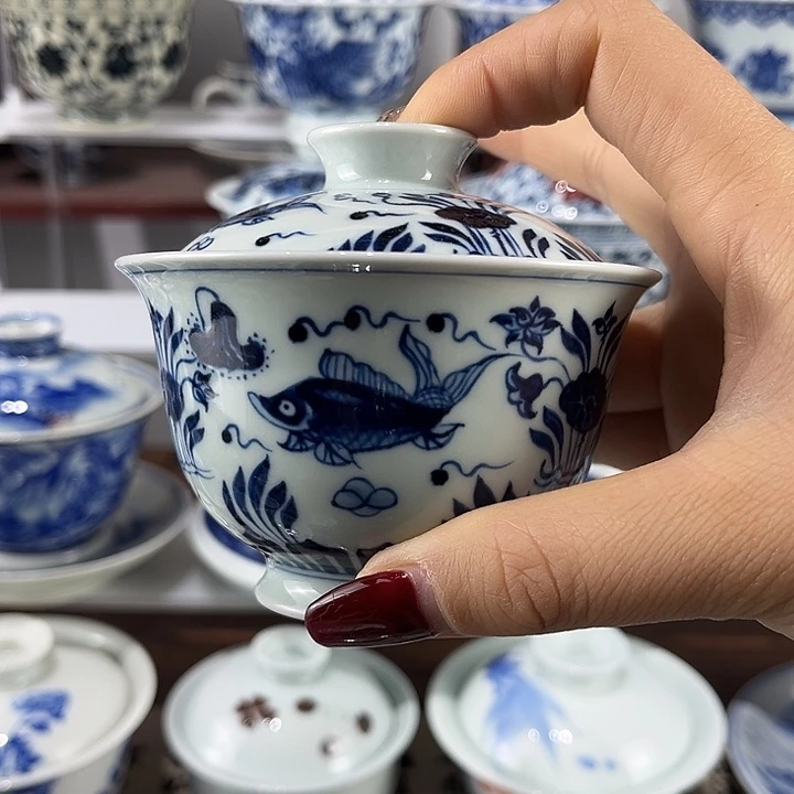 景德镇溪山居手工手绘