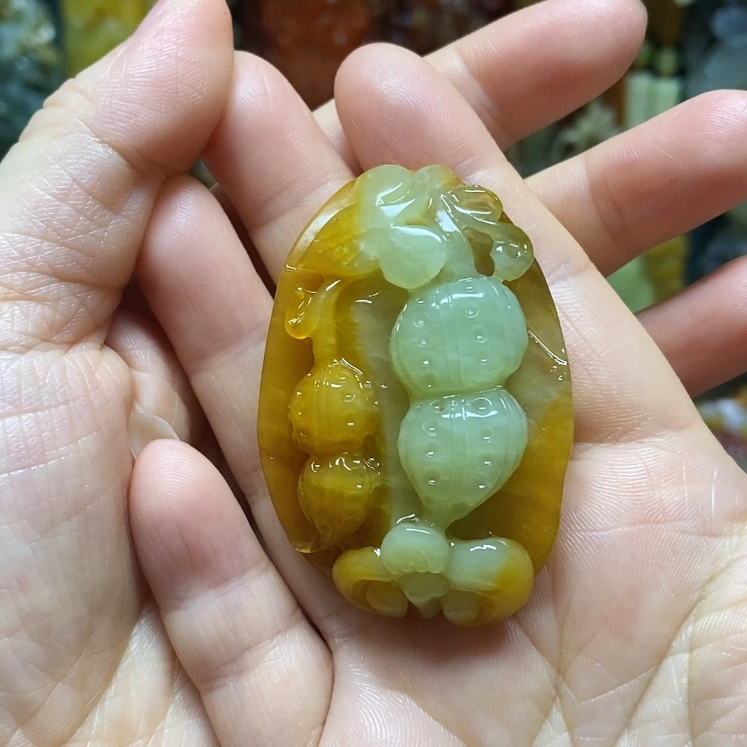 岫玉未镶嵌吊坠(不含链)