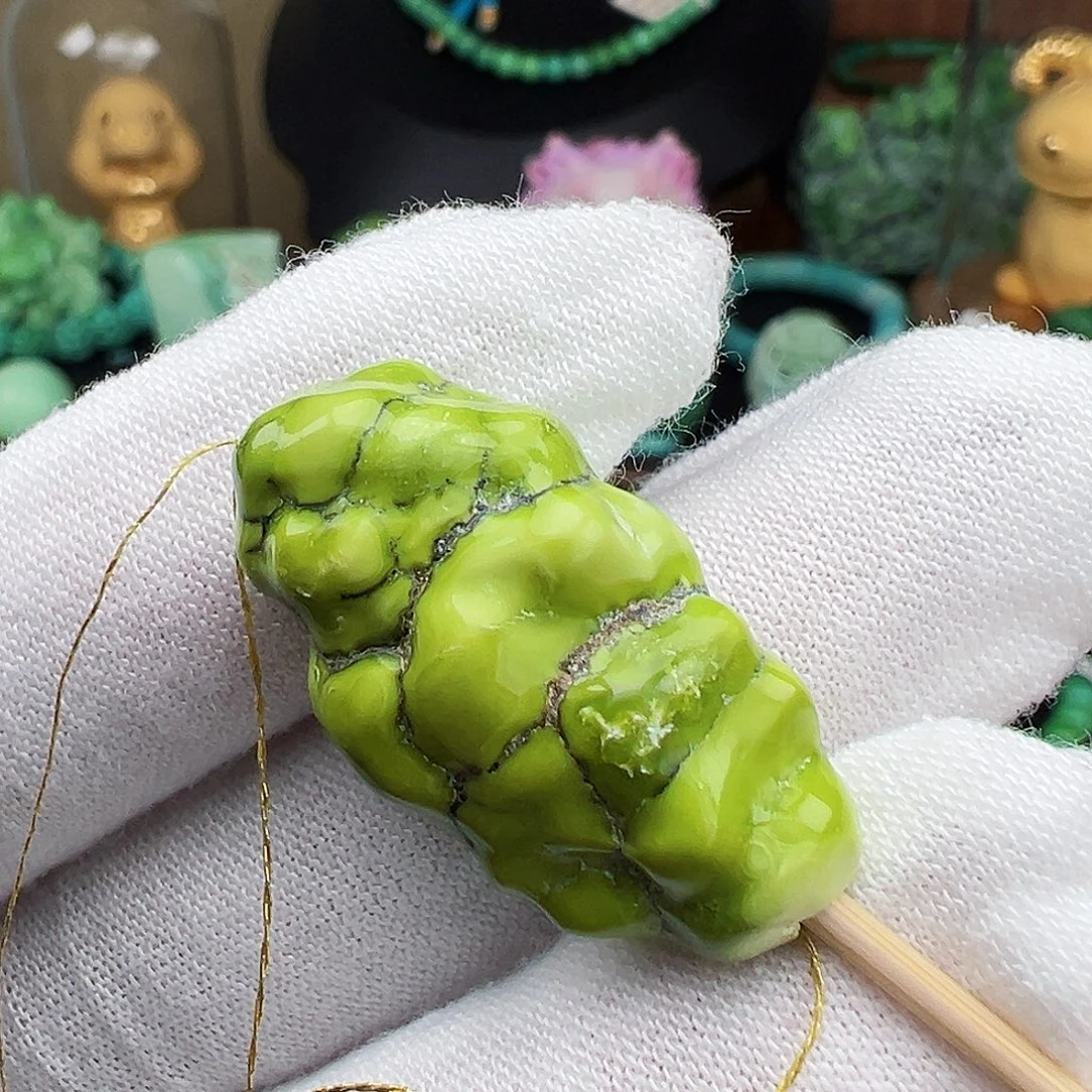 绿松石未镶嵌绿松石主播璐璐