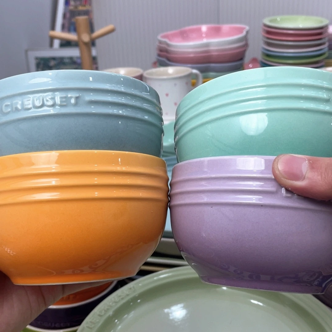 瓷片微瑕4个敦敦碗