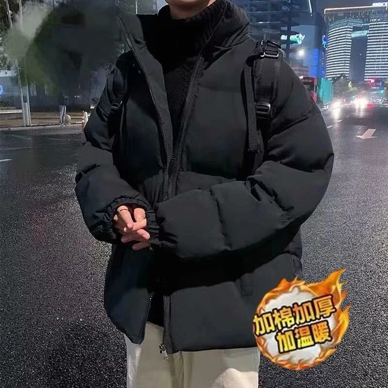 男装冬季款爆款2024新款棉服棉衣男生加厚保暖面包服运动休闲外套