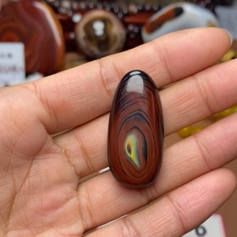 未镶嵌玛瑙/玉髓珠宝奇石七**忆打孔不退不换