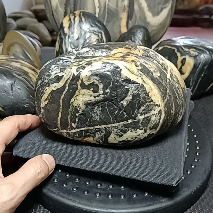 新疆金丝玉原石国画