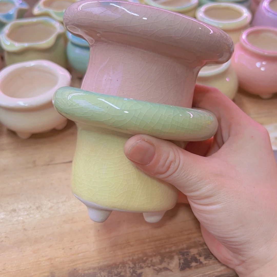 陶瓷花盆当场凑满12包邮