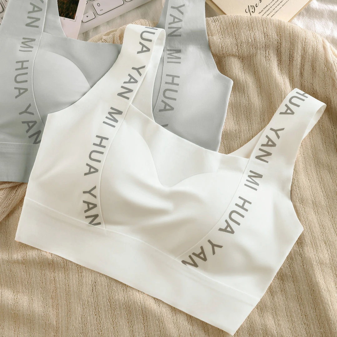 冰丝无痕发育期3029少女内衣防震透气美背无钢圈聚拢收副乳瑜伽