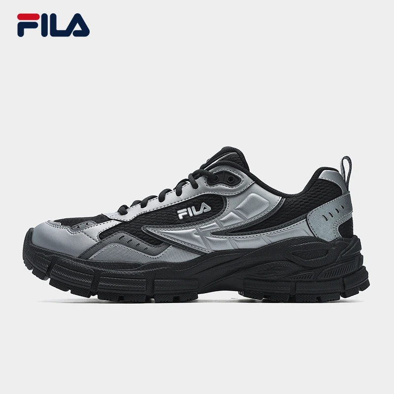 Fila/斐乐【银齿鞋】情侣增高柔软流光风复古老爹鞋F62M542196F+RH