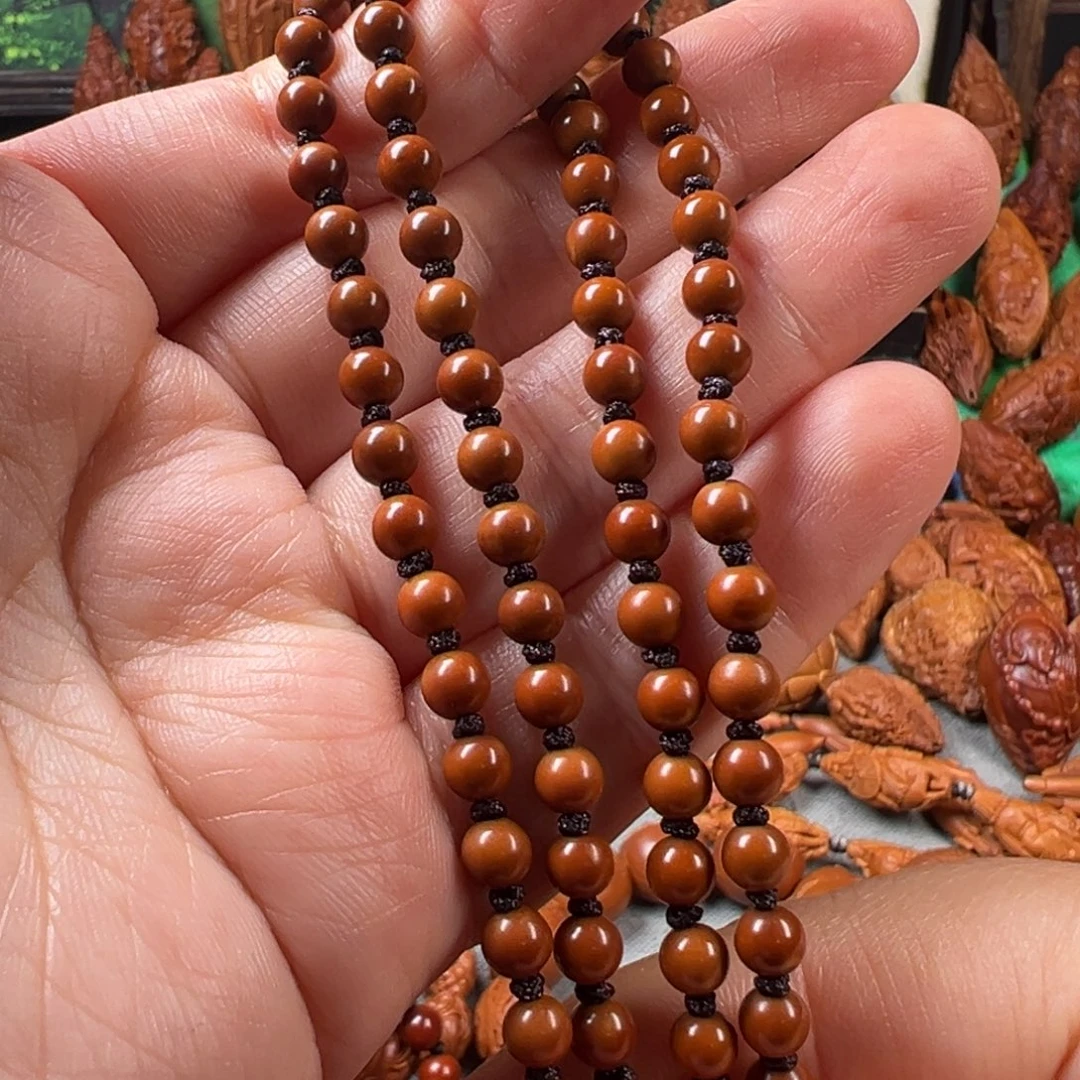 橄榄核手串/手链0.5核尖108链子百搭