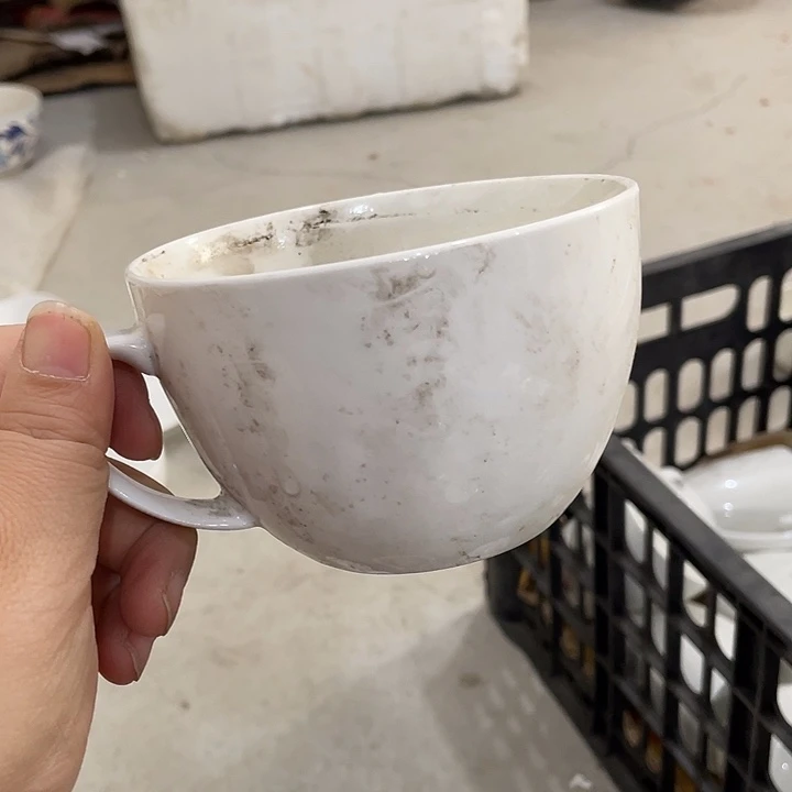 倔***驴瓷片二厂早餐杯3个