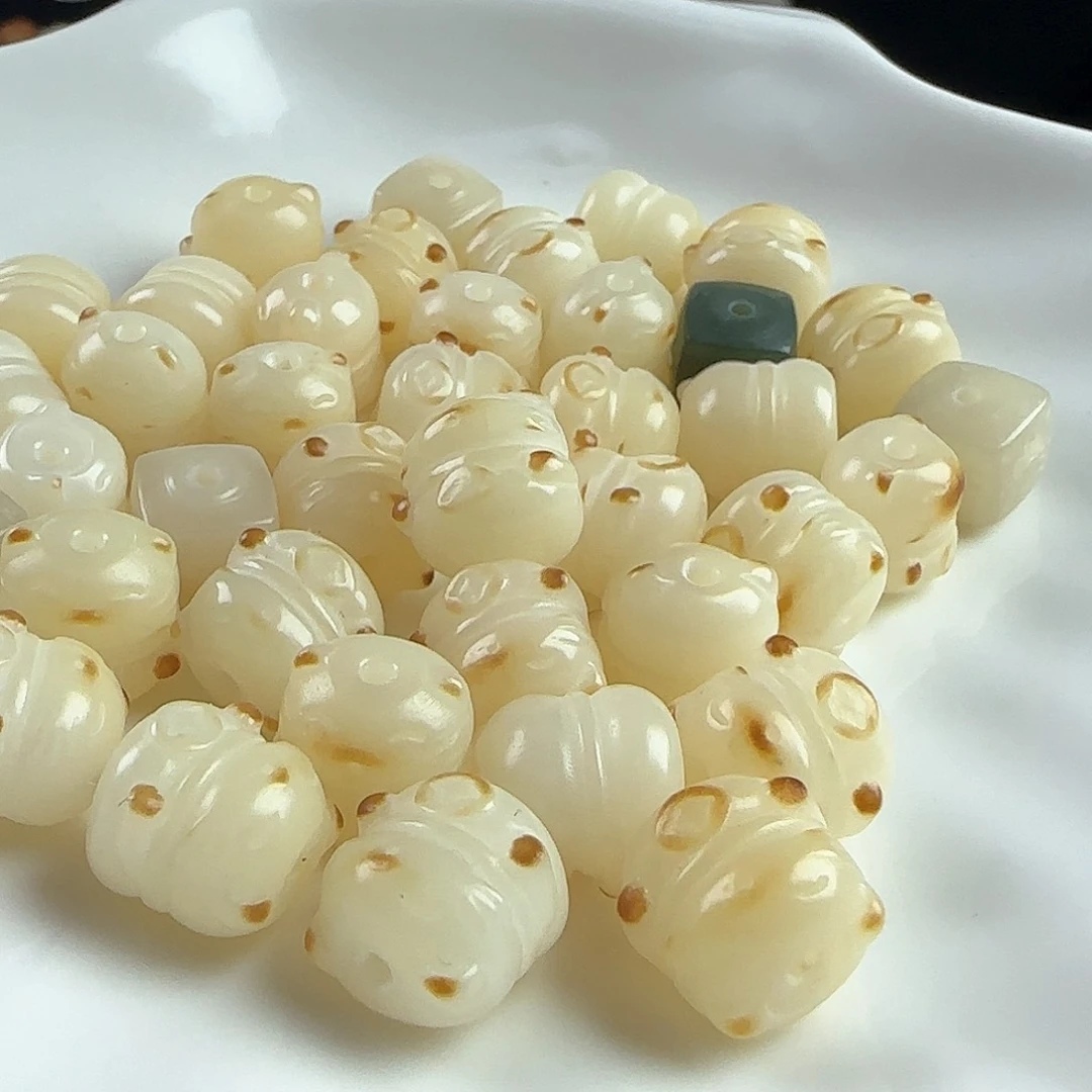 菩提根/象牙果手串卡12炭烧招财猫20颗