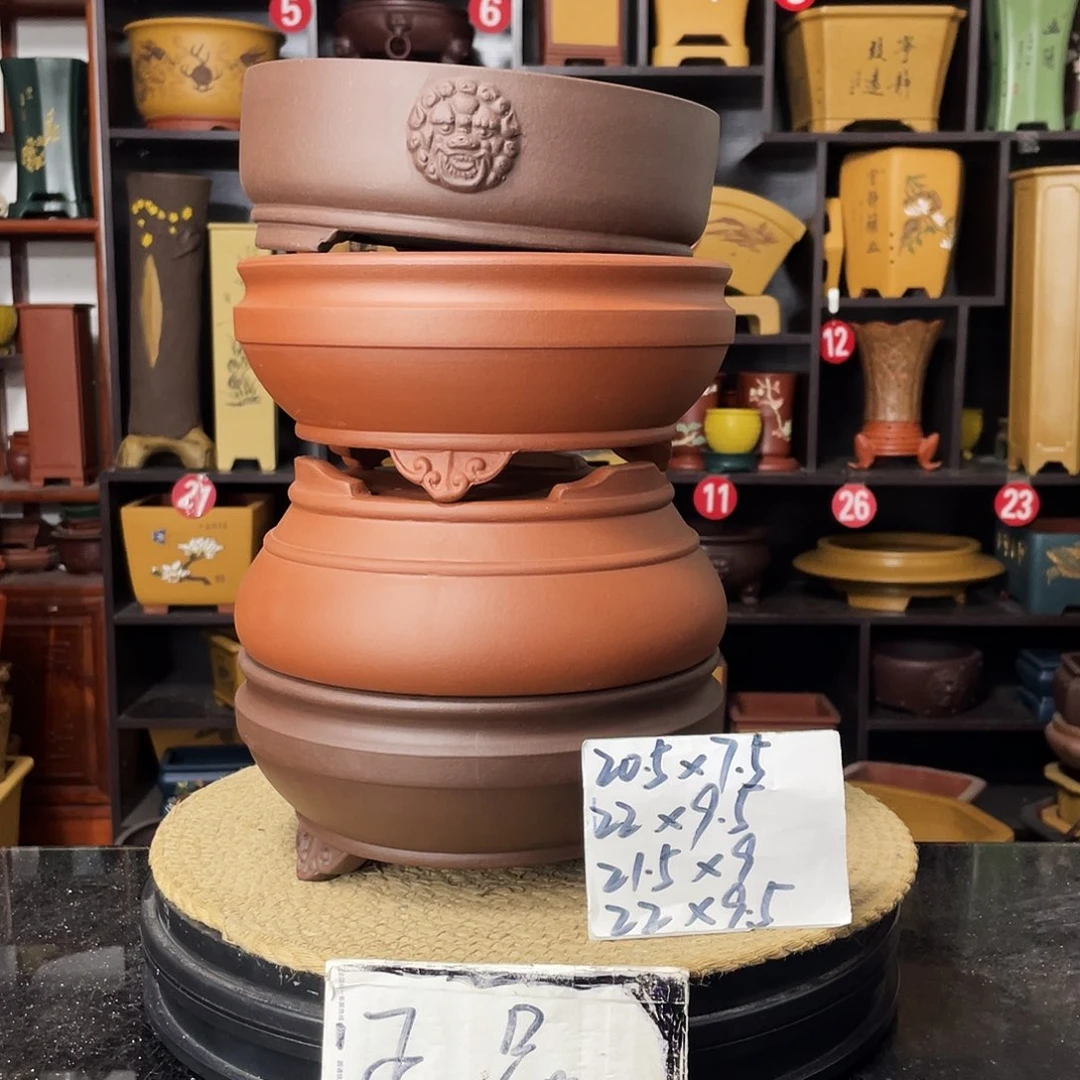 紫砂D-盆尚好婉秋紫砂花盆