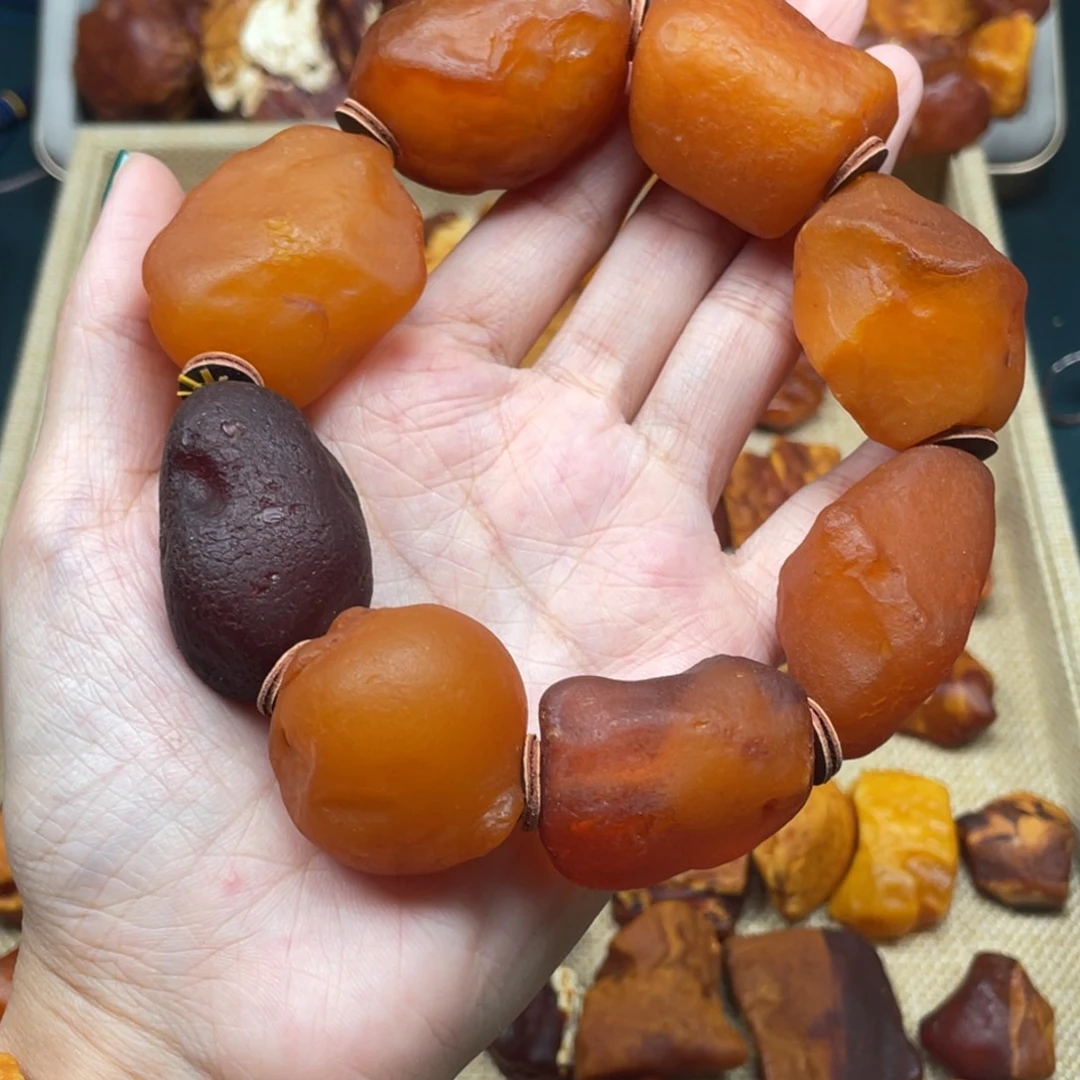 琥珀未镶嵌珠宝奇石