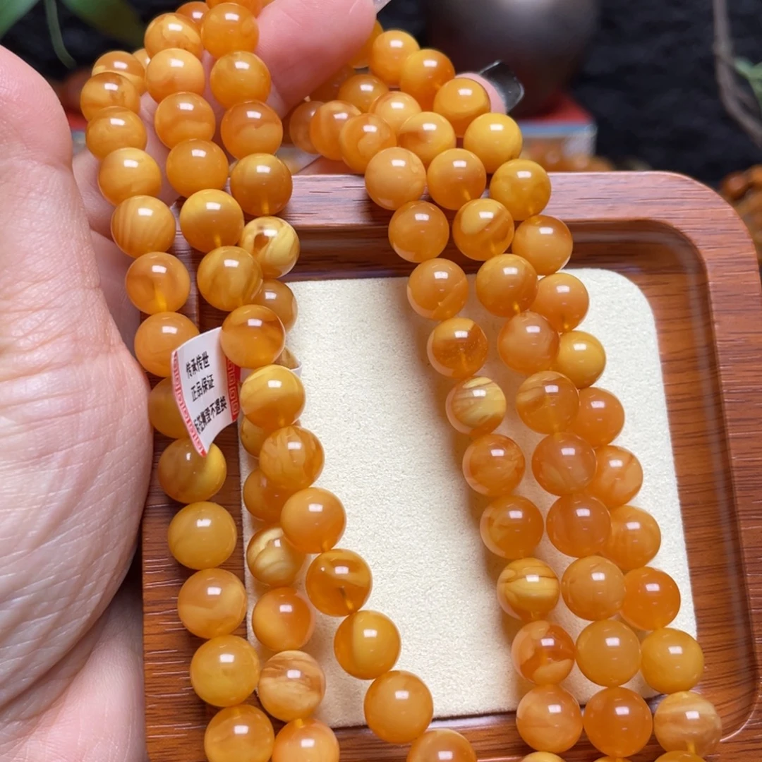 蜜蜡未镶嵌手链手串