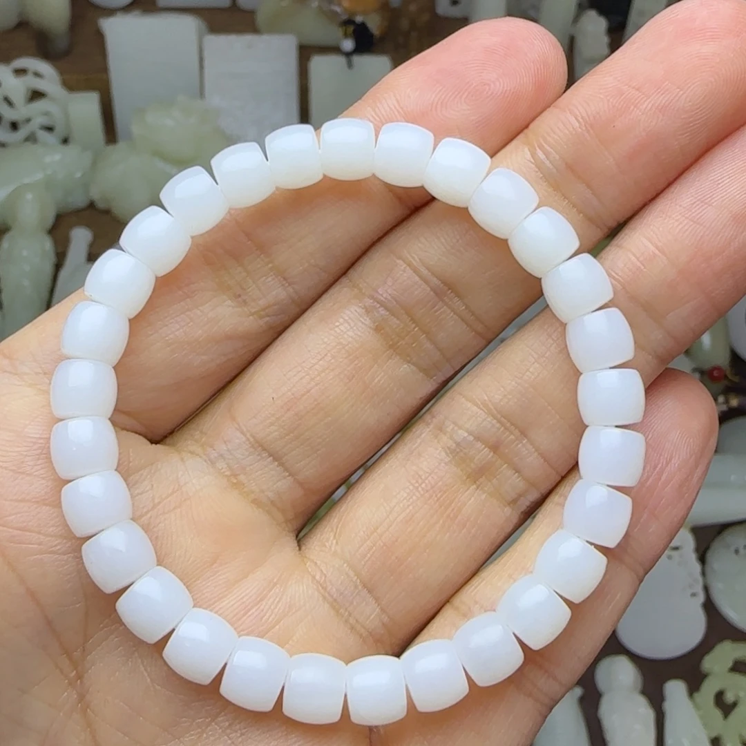 和田玉未镶嵌挂件卡7