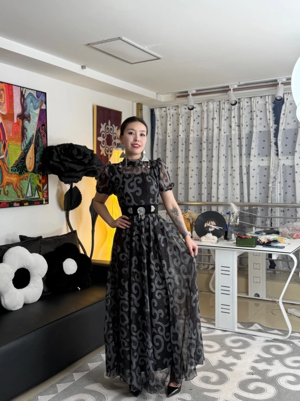 最新款原创民族风显瘦气质连衣裙