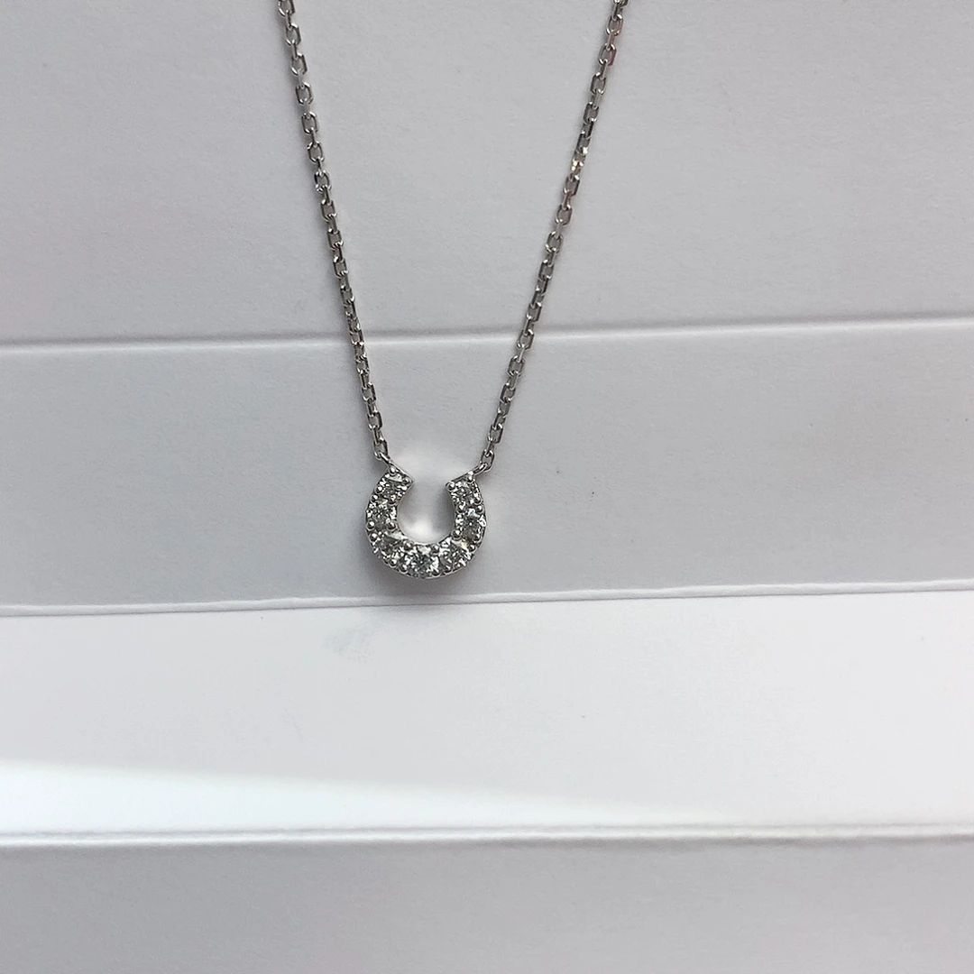 实验室培育钻石项链18K金镶嵌