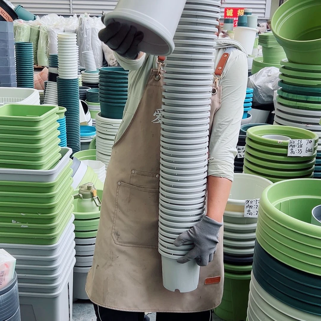 瑕疵四季盆1#灰白色15个无托