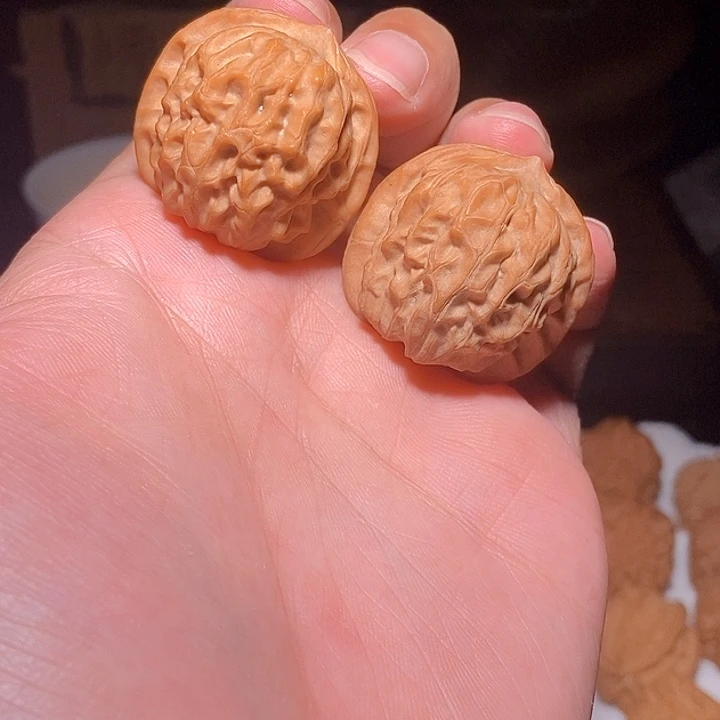 文玩核桃手把件石门