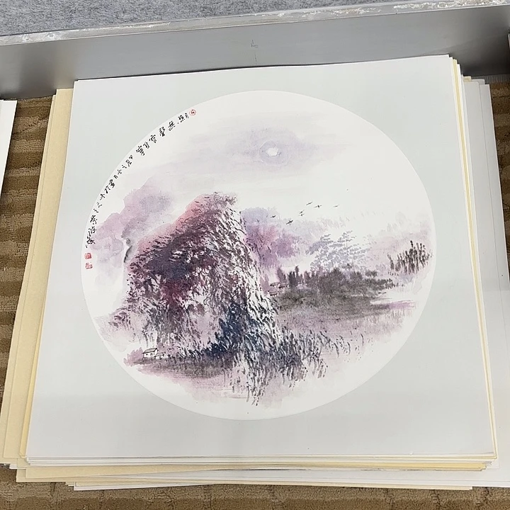 国画花鸟等图案和50.50
