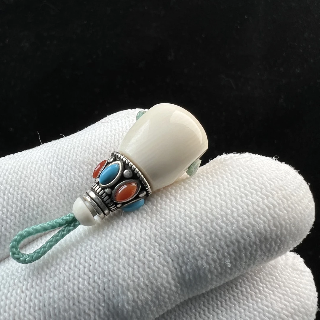 S3566天然猛犸牙 三通 11.8X26mm支持鉴定 假一罚四