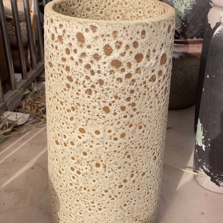 花盆紫砂高50口20泡泡微瑕
