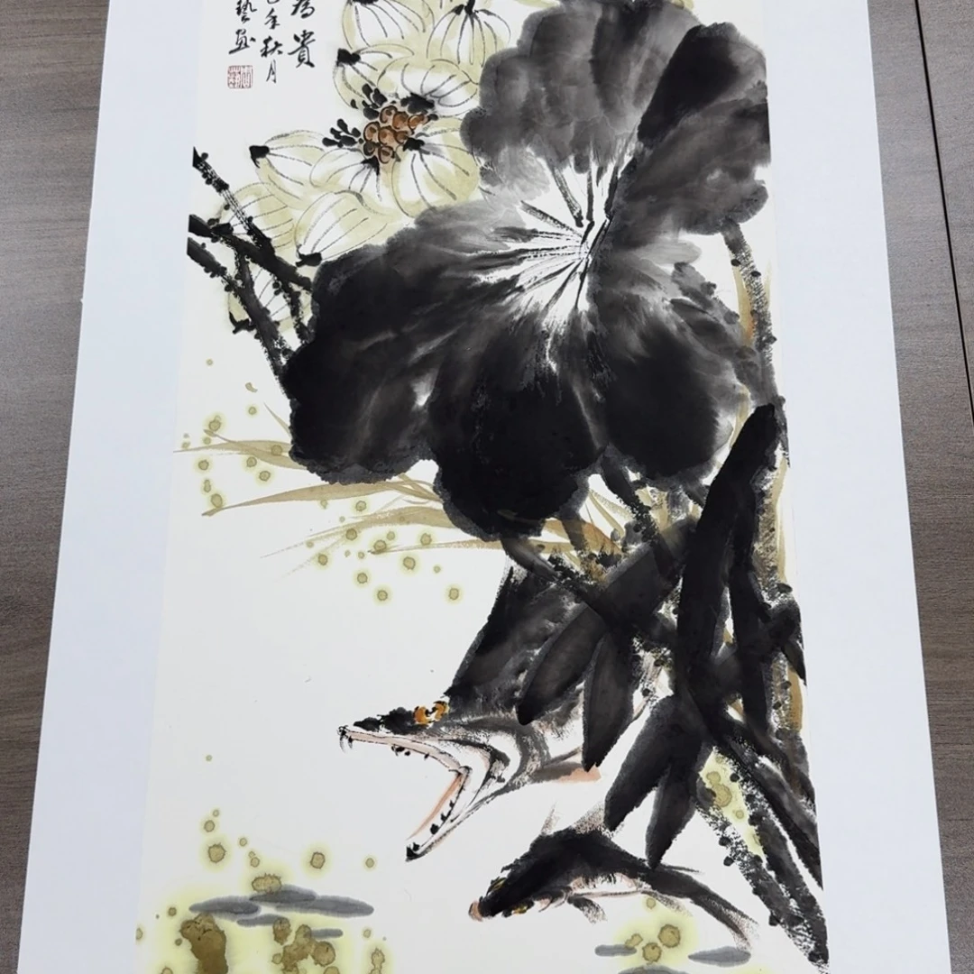 国画国画作品山水花鸟