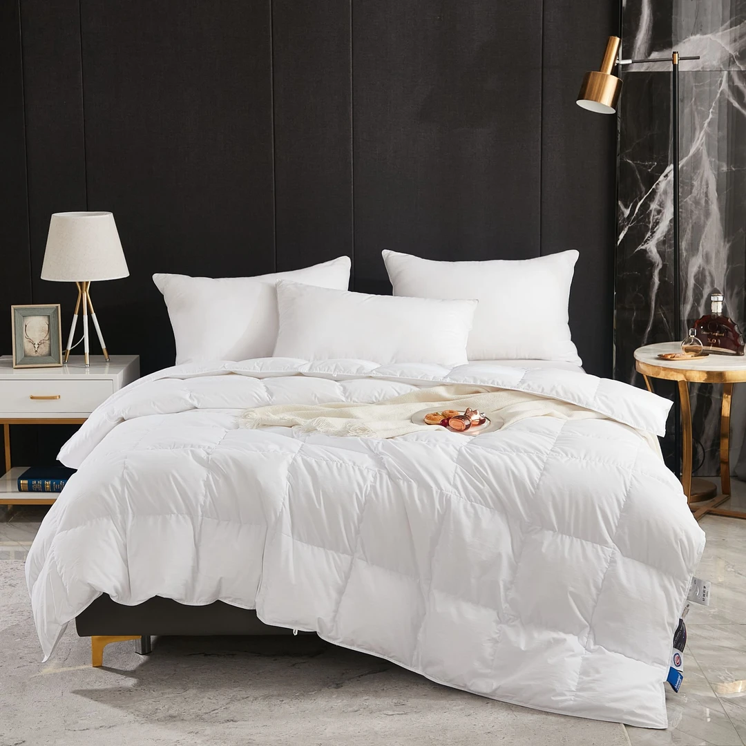 国标东北白鸭绒可水洗夏被