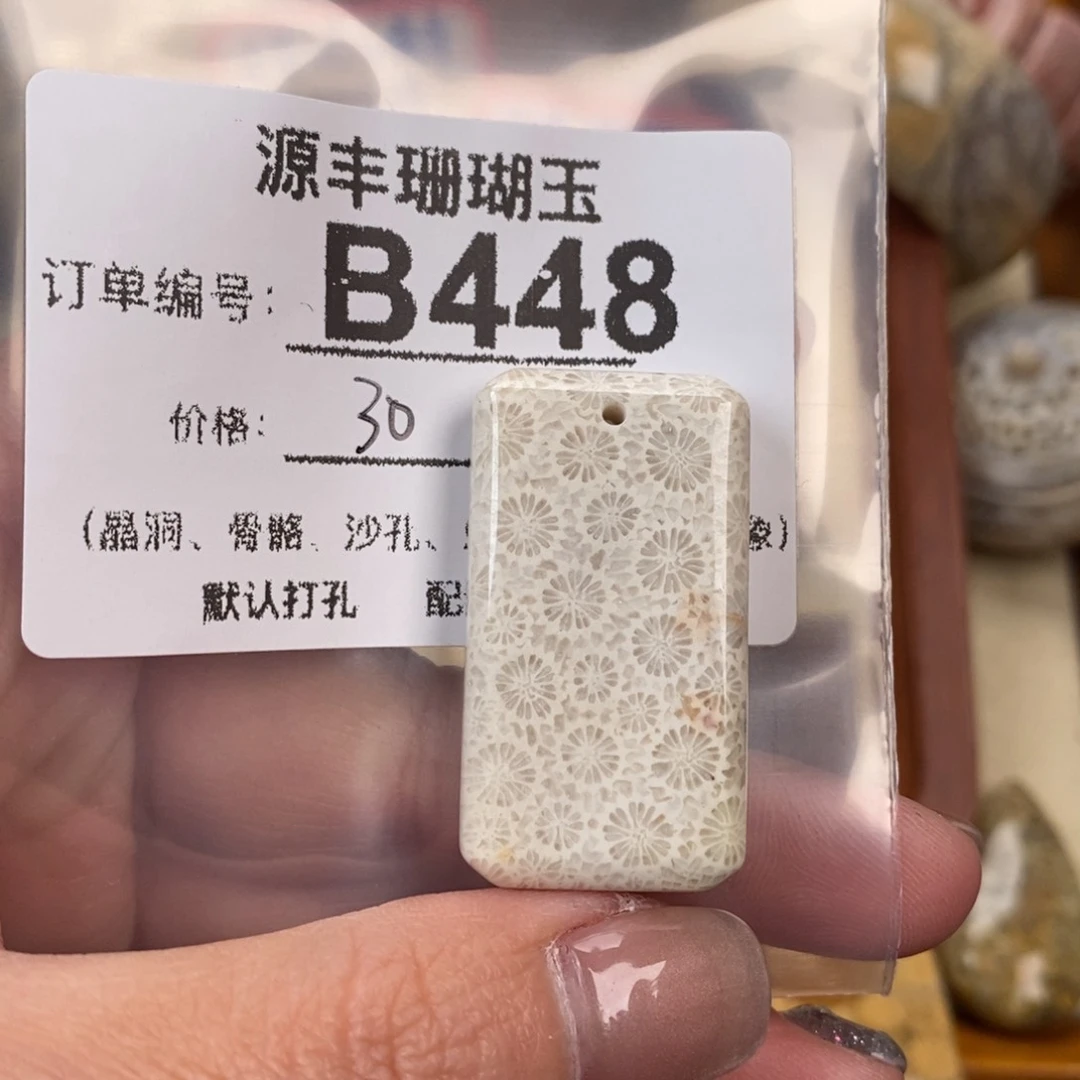 硅化玉颈饰未镶嵌C*•