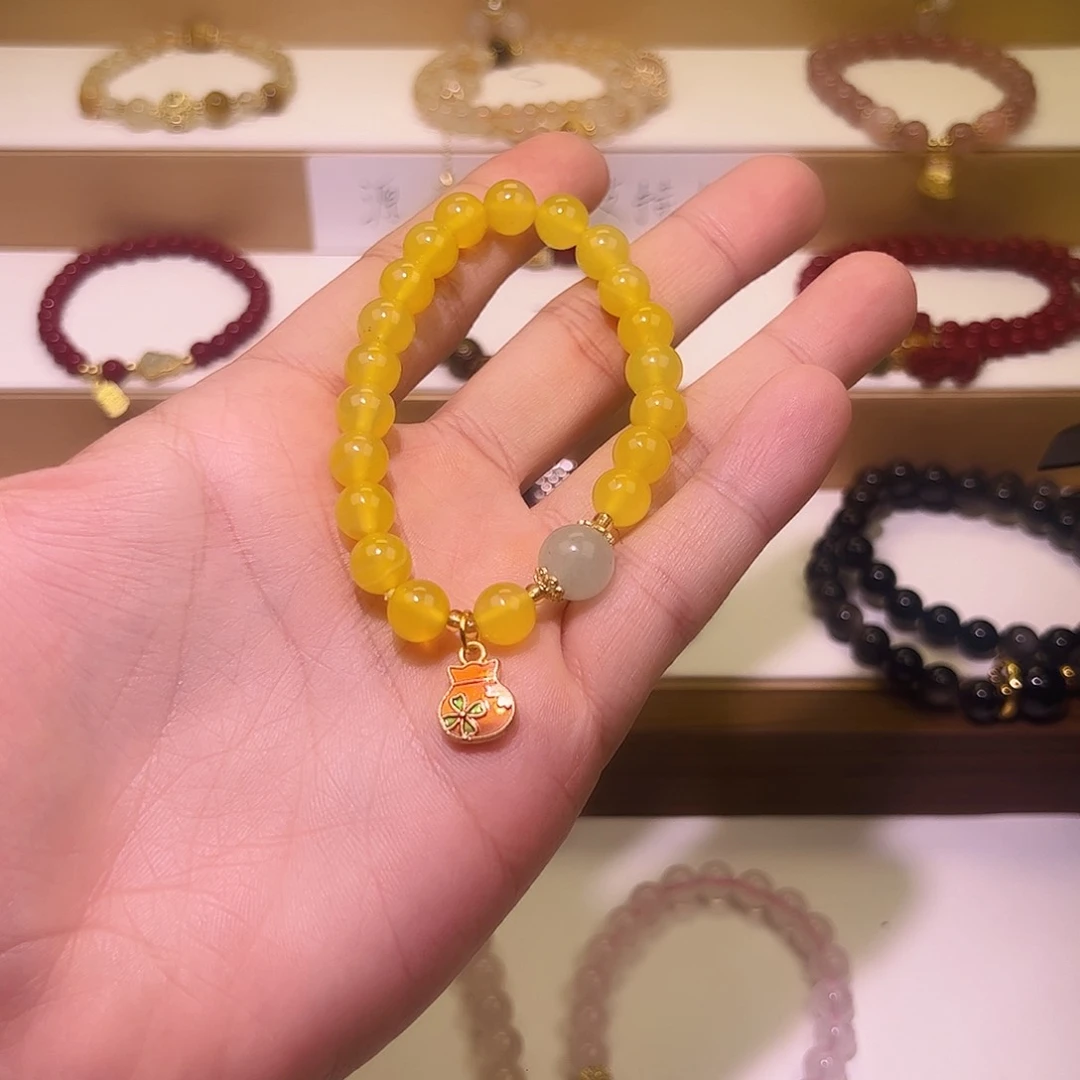 玛瑙/玉髓手链未镶嵌