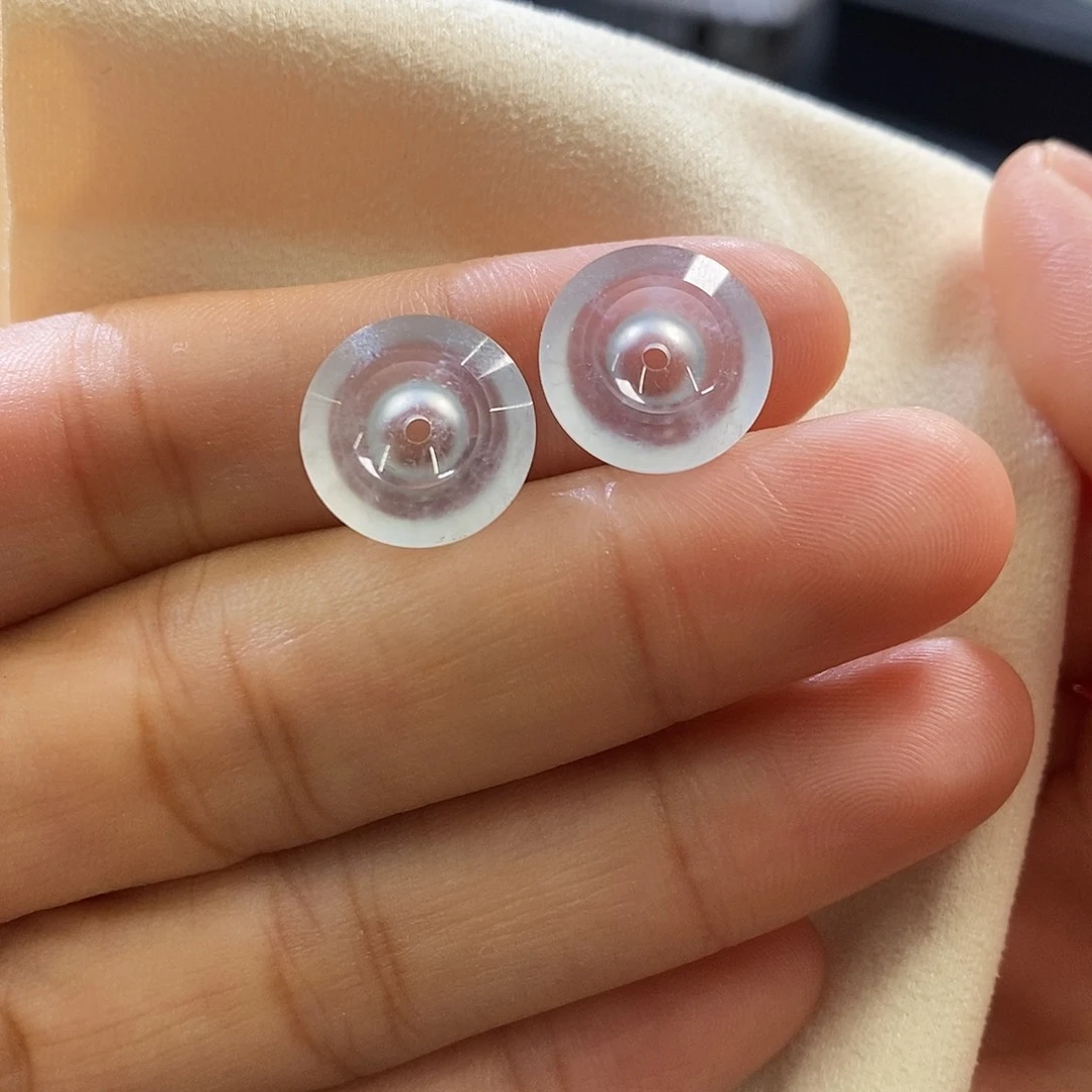 未镶嵌挂件翡翠一对