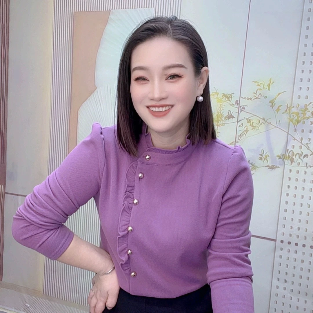 《清货 加绒》冬季加绒保暖纯色立领气质减龄半开扣款2601