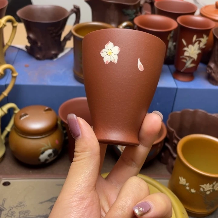 紫砂茶杯紫砂主人杯