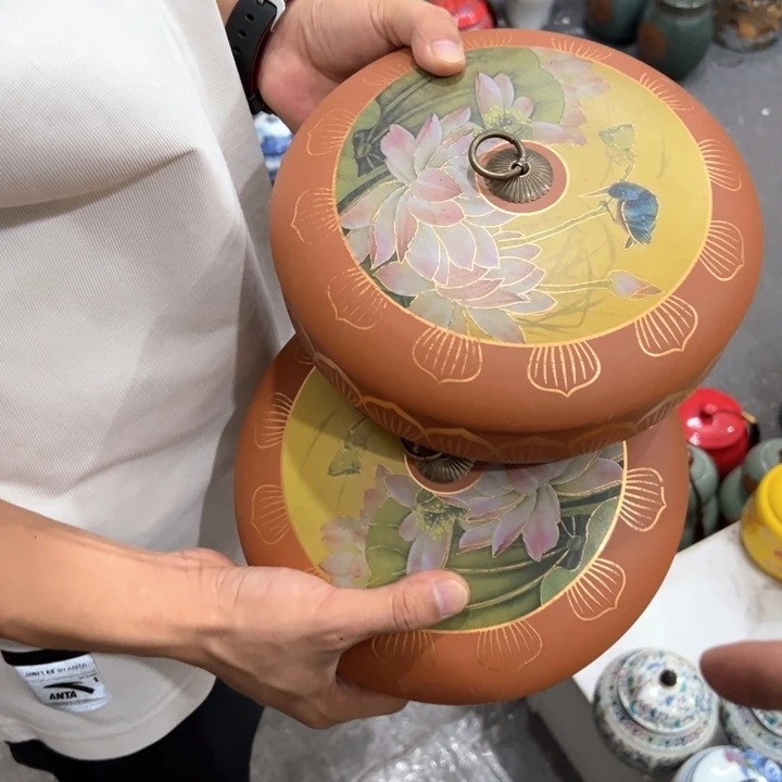瑕疵福利品陶瓷茶叶罐