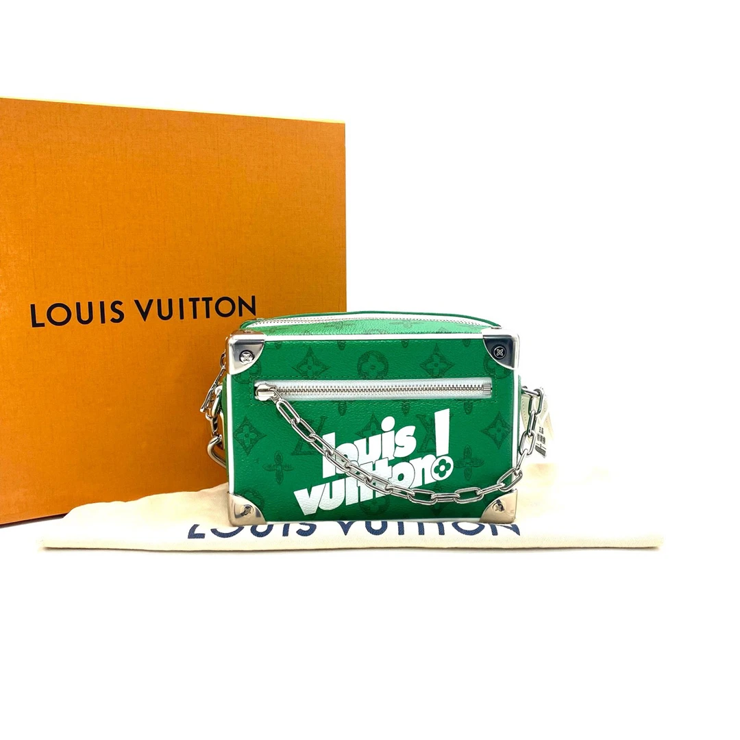 99新 LouisVuitton/路易威登 限量款mini soft trunk 盒子包18/12