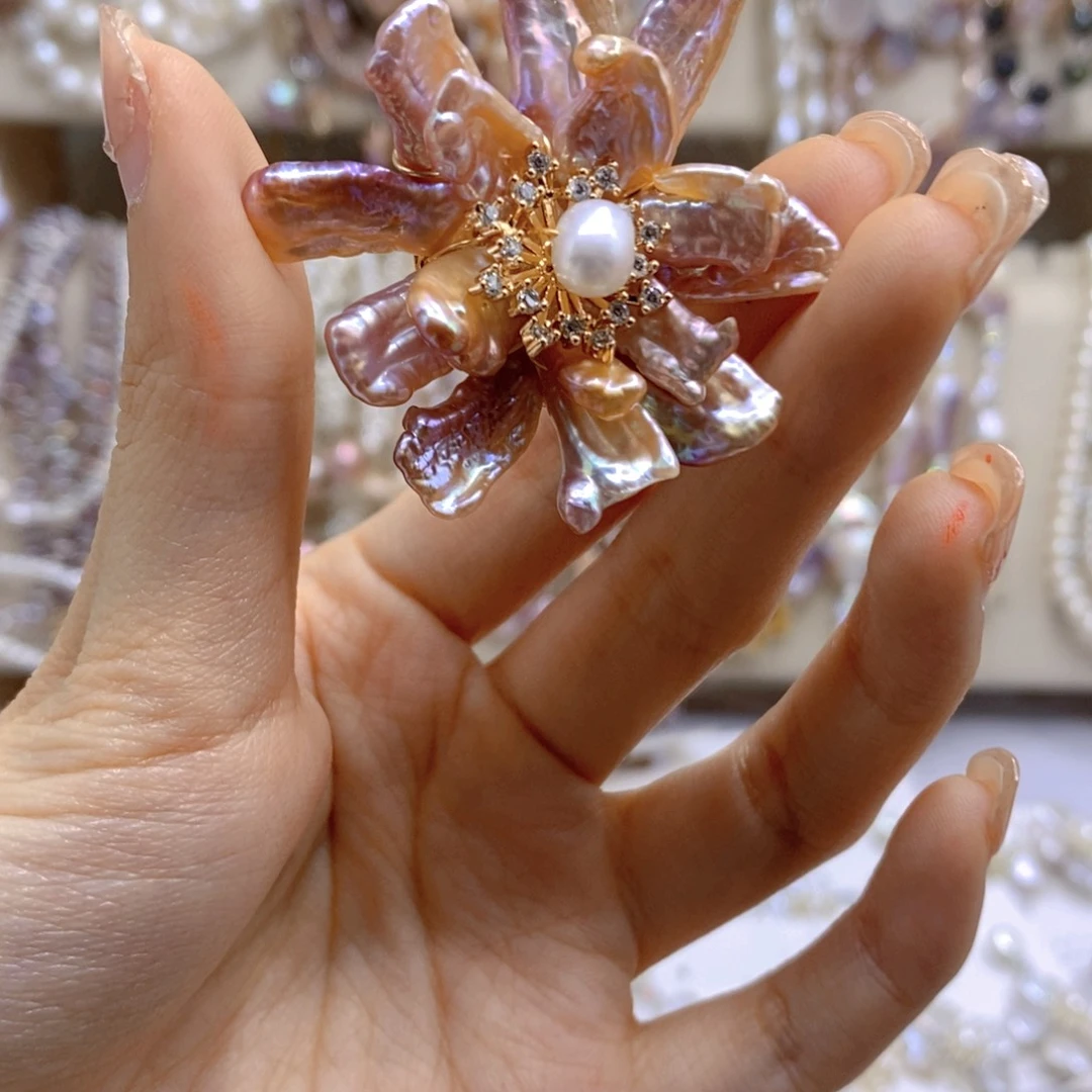 淡水珍珠耳饰未镶嵌