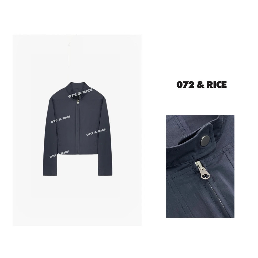072 & RICE【莫妮咔】秋季休闲拉链长袖外套 24UC16 618FF