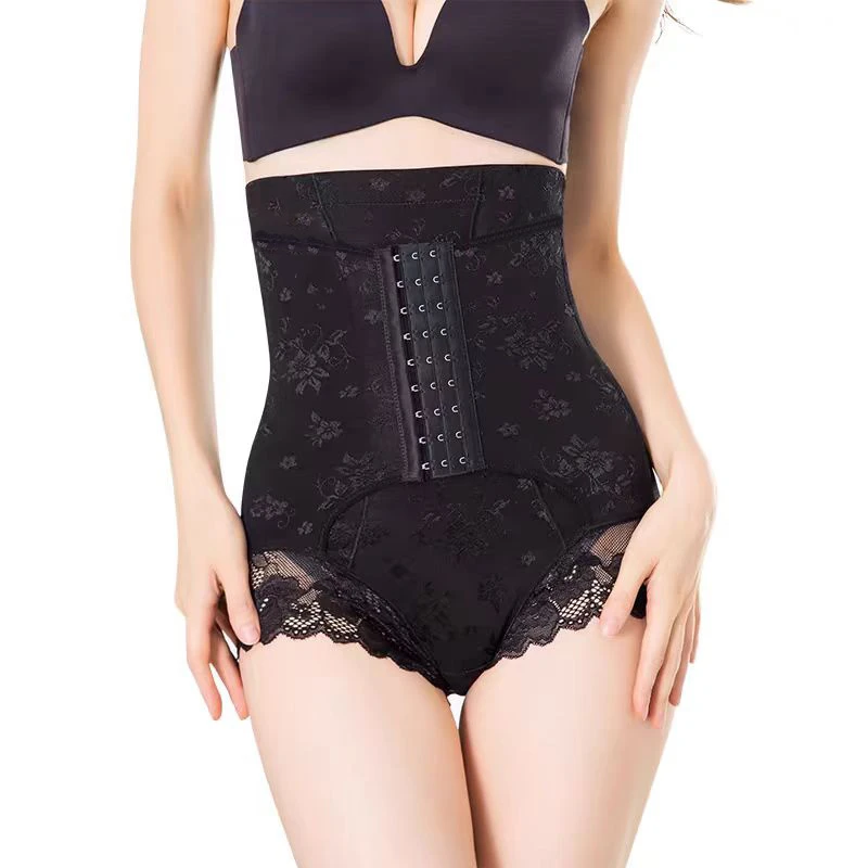 现货！三分塑身裤九排扣能量石不卷边美体裤KK239 产后收腹裤塑形