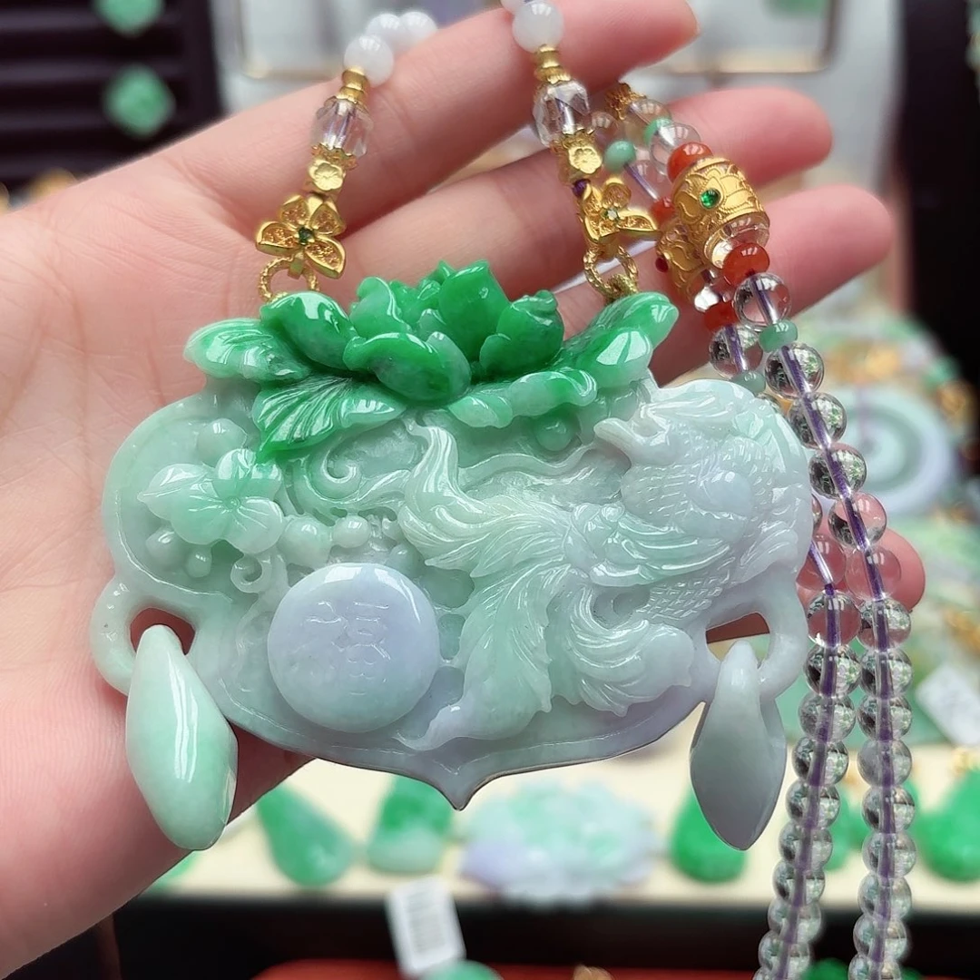 颈饰未镶嵌翡翠翡翠吊坠
