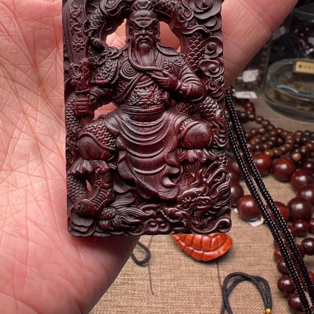 子***一手串/手链檀香紫檀（小叶紫檀）关羽