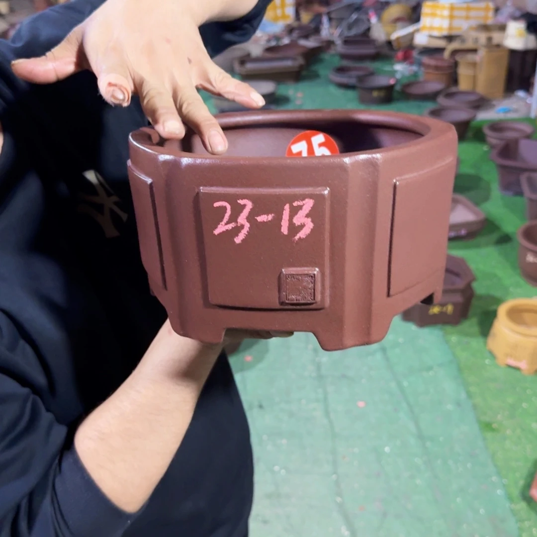 紫砂花盆紫砂花盆