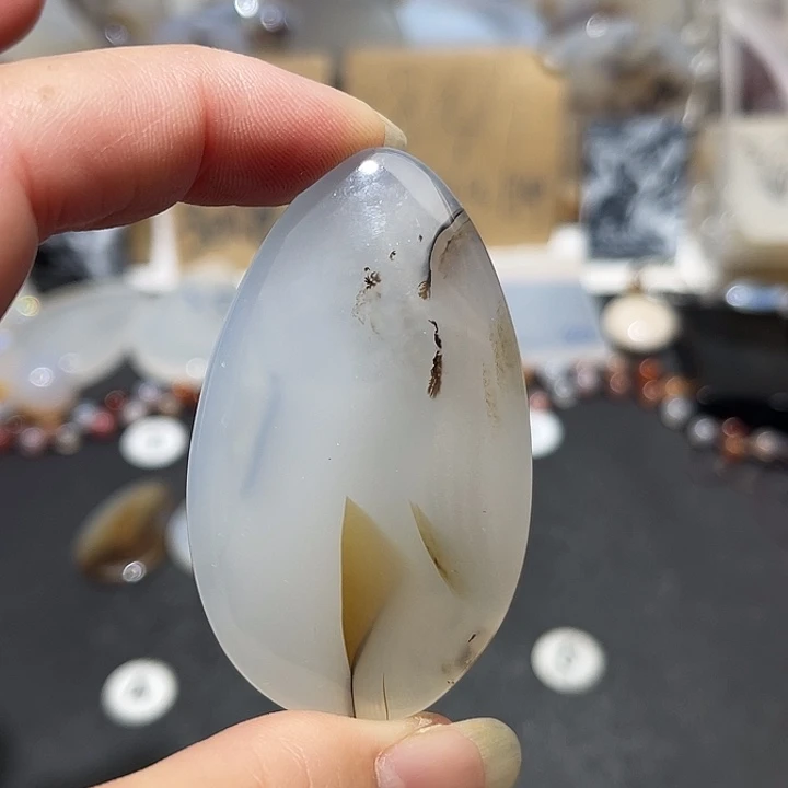 玛瑙/玉髓未镶嵌吊坠(不含链)