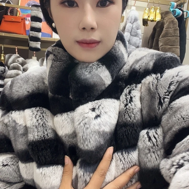 龙猫色小立领60长