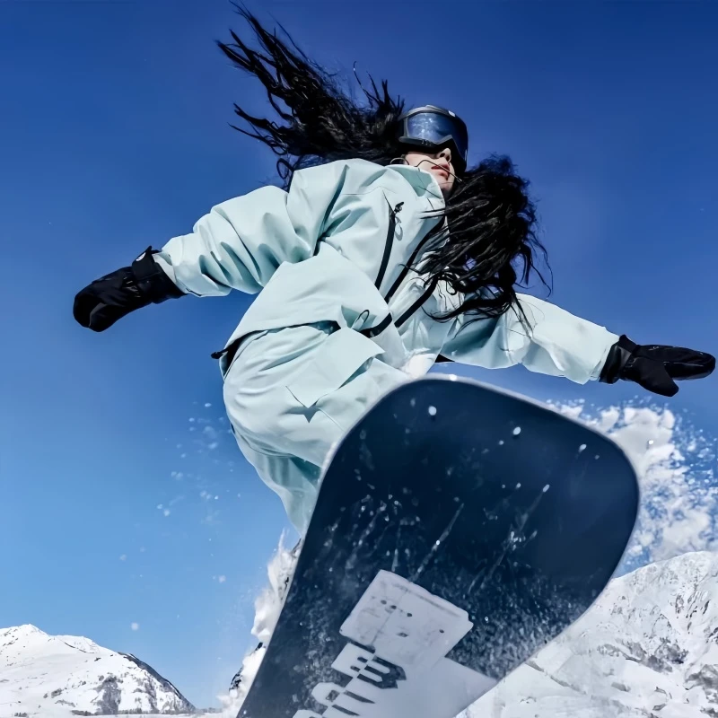封神限定!!男女户外高效防风防水软壳加厚保暖连帽滑雪服C1114