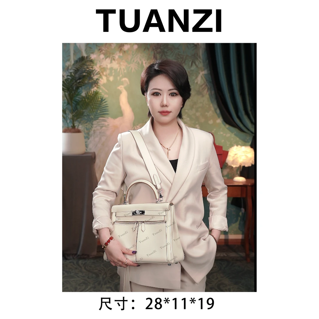 『限·定』大马中古Lakis头层Swift牛皮手提包 XKY-10010-白色